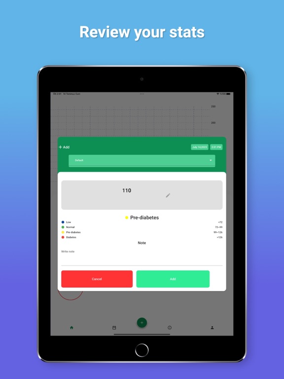 Screenshot #6 pour Blood Sugar Monitoring