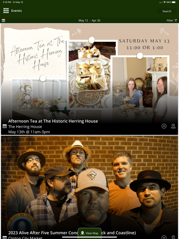 Visit Sampson NC iPad screenshot 6 - Travel app
