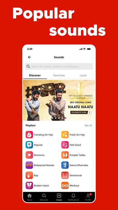 Hipi - Indian Short Video App Screenshot