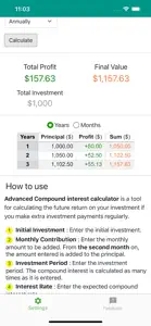 Calculator: Compound Interest screenshot #4 for iPhone