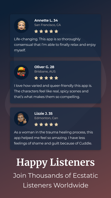 Cuddle: steamy erotic stories Screenshot