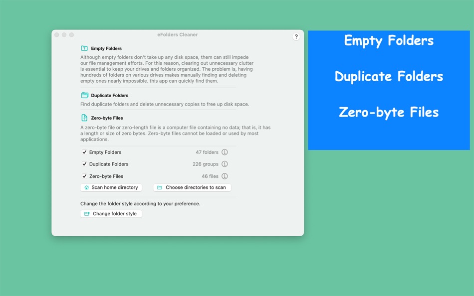 eFolders Cleaner - 5.2.7 - (macOS)