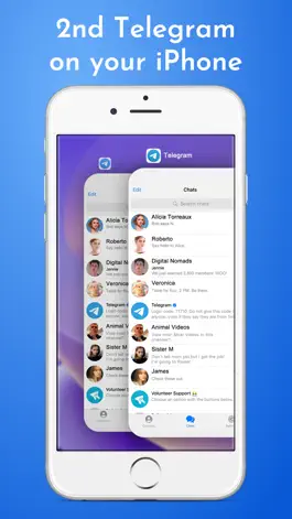 Game screenshot Dual Chat - for Telegram Web mod apk