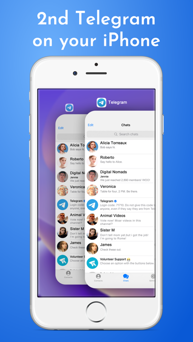 Dual Chat - for Telegram Web Screenshot