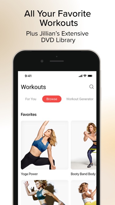 Jillian Michaels | Fitness App Screenshot