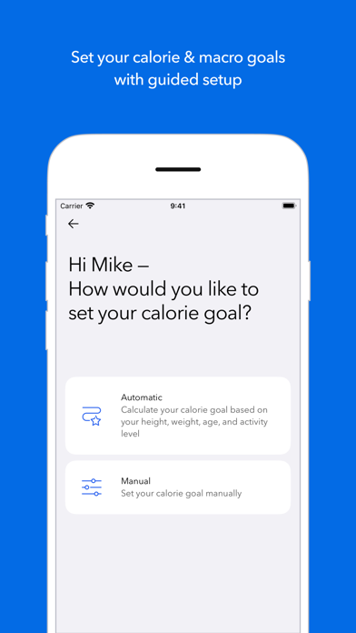 Fuel: Calories & Nutrition Screenshot