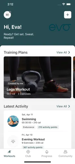 Game screenshot EVO Fitness. apk