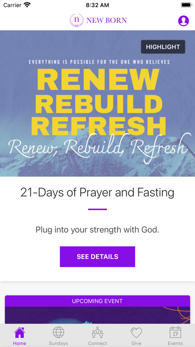 New Born App NY iPhone screenshot 1 - Lifestyle app
