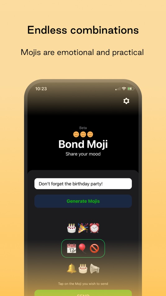 #4. Bond Moji (iOS) Podle: Bond Touch Inc.