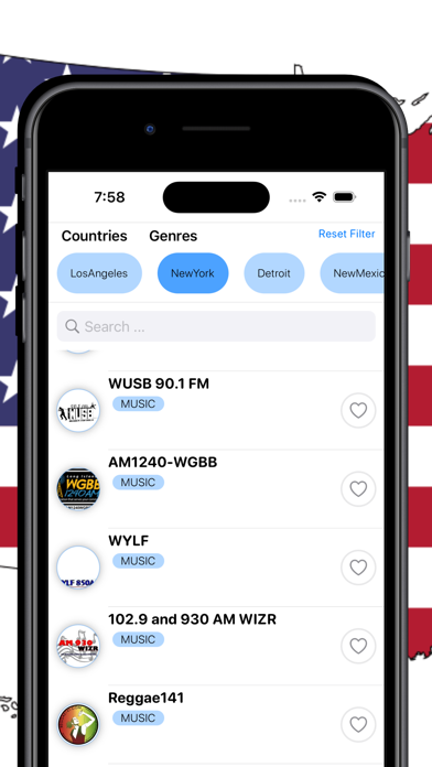 Radio USA: Live AM FM Stations Screenshot