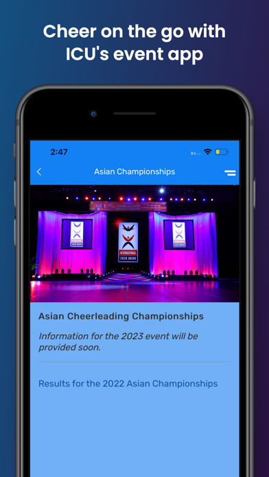 ICU World Cheerleading Screenshot