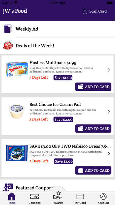 JW's Foods Screenshot