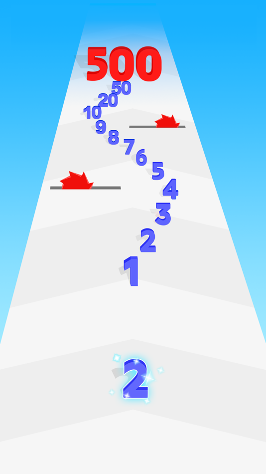 #5. Number Merge: Run Master 3D (iOS) Podle: Luong Vuong