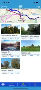 Varazdin Bike Routes screenshot #2 for iPhone