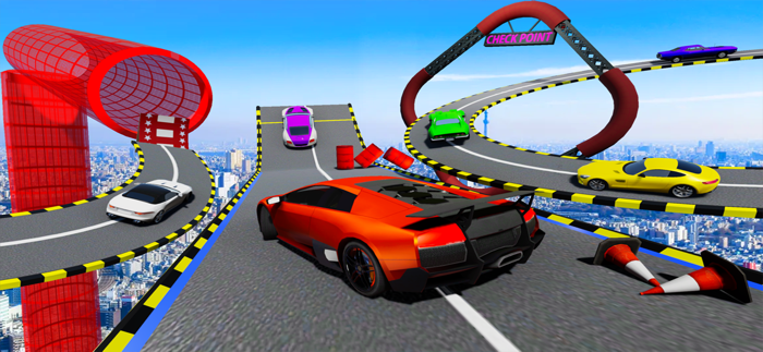 Mega Ramp Car Jumping Game 3D