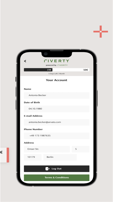 Riverty Mobility Budget Screenshot