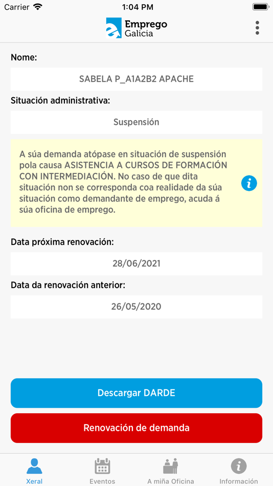 #3. MOBEM (iOS) Podle: Xunta de Galicia