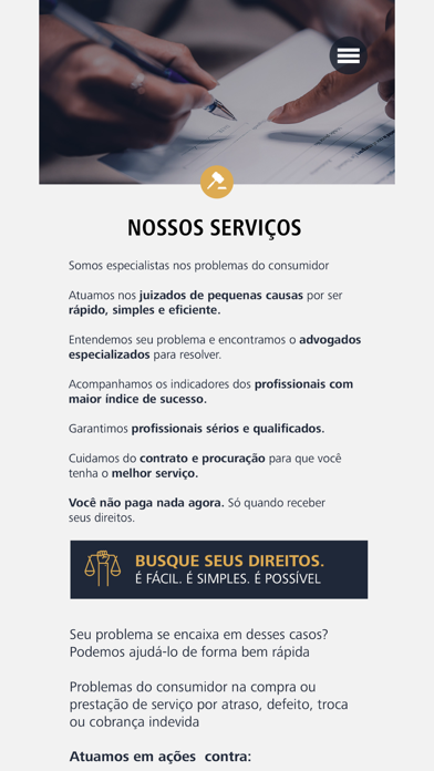 Advogado de Pequenas Causas Screenshot