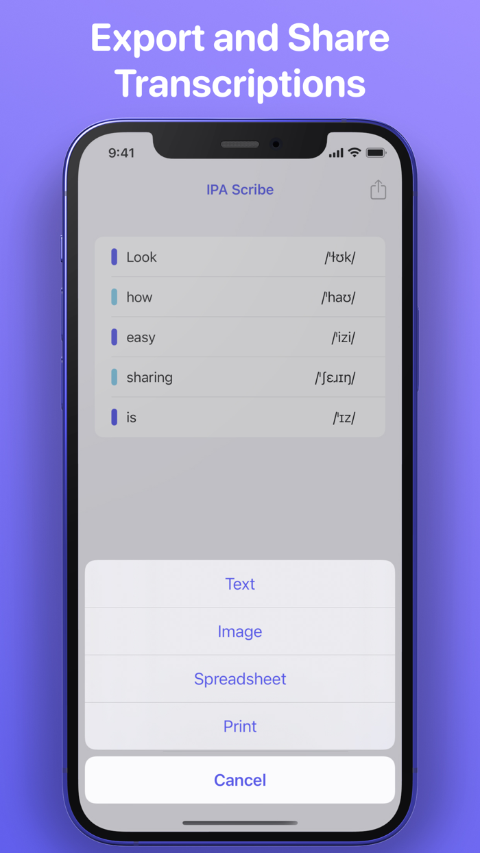 IPA Scribe IPA Transcriptions