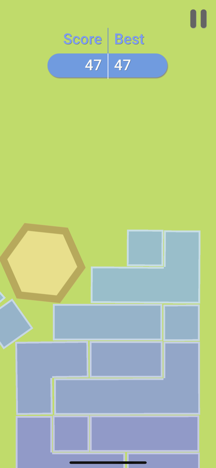 Hexagon Tower Balance Blocks