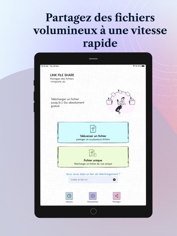 Screenshot #6 pour Link File Share: Send via link