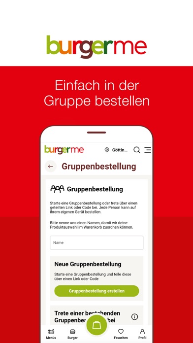 burgerme Screenshot