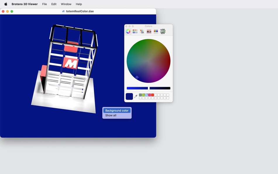 #2. Brotens 3D Viewer (macOS) Podle: Marcello Brocato