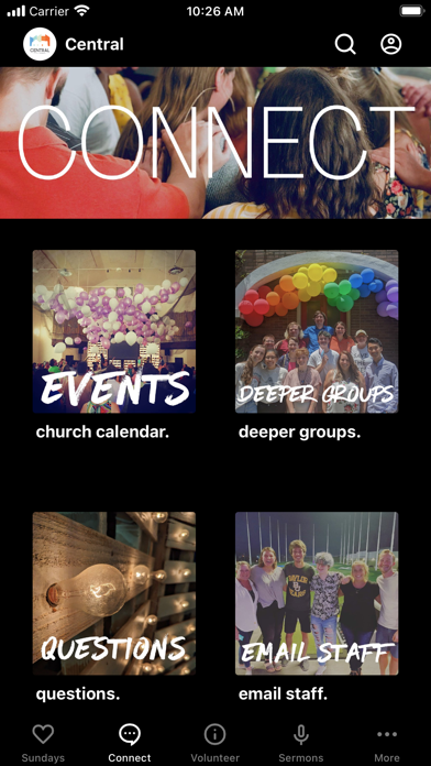 Galveston Central Church Screenshot