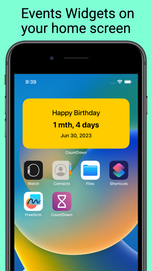 #2. CountDown app . (iOS) 게시자: Sangita Gautam