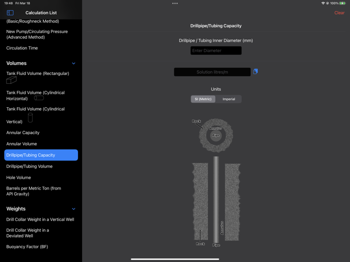 Petroleum Field Calculator