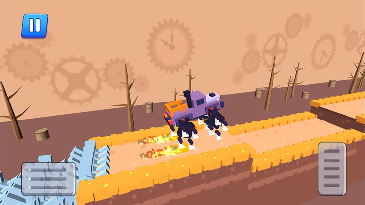 卡车冲冲冲-狂野像素车