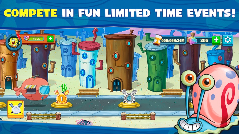 #7. SpongeBob: Krusty Cook-Off (iOS) 由: Tilting Point LLC