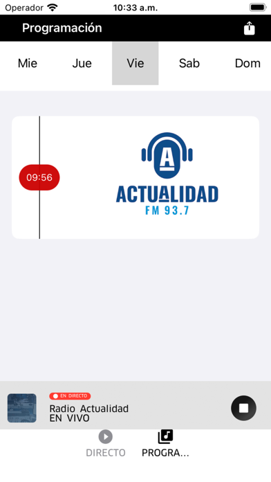 Radio Actualidad Screenshot