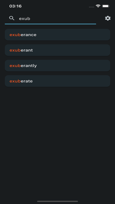 English Dictionary + Thesaurus Screenshot