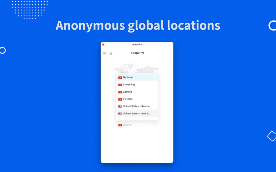 #3. LeapVPN - Best Desktop Proxy (macOS) 由: LEAP MOBILE LLC