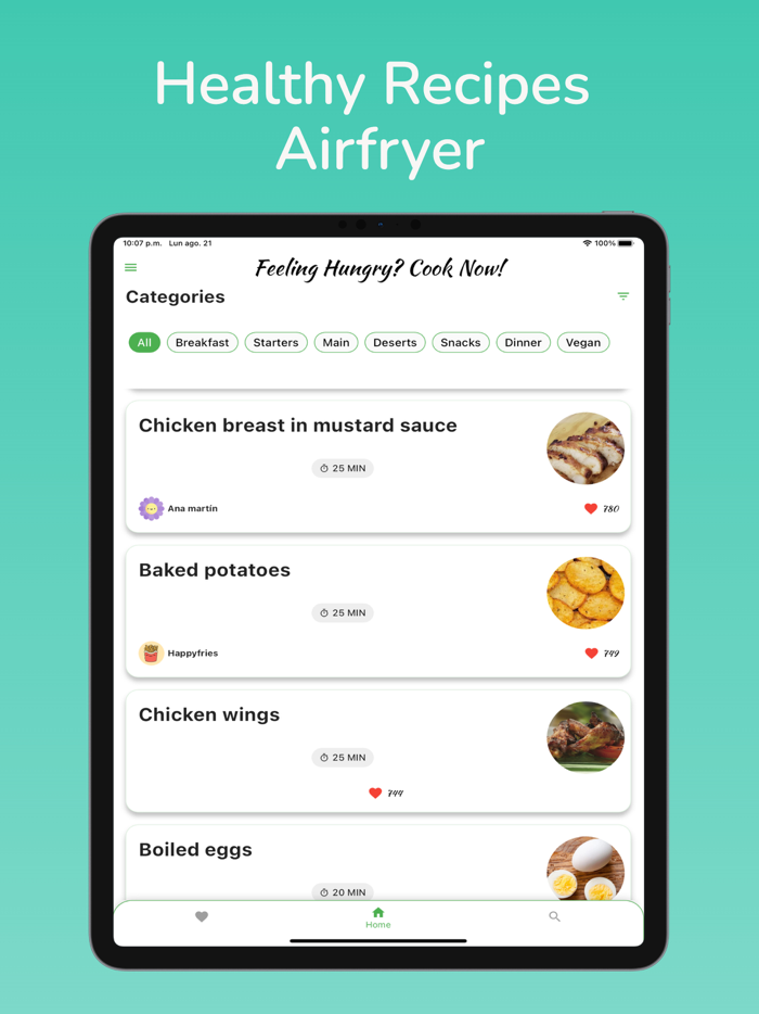 Healthy recipes Airfryer