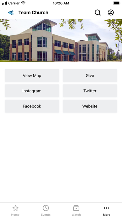 Team Church App Screenshot