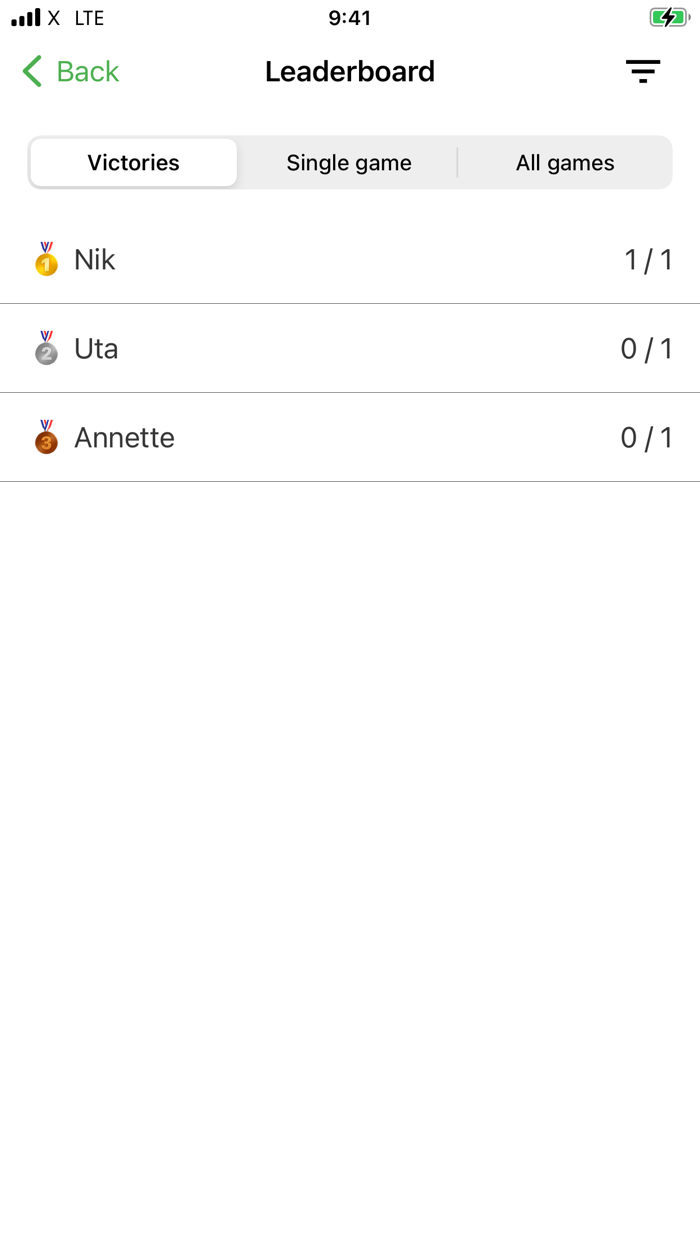 Mini Golf Scoring Card