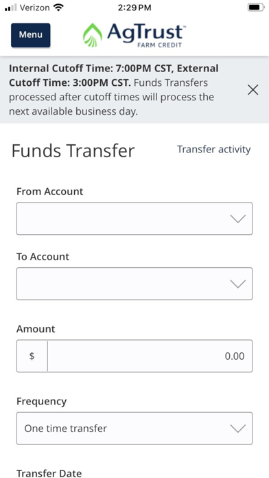AgTrust Farm Credit Screenshot