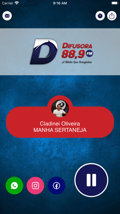 Rádio Difusora FM 88.9 Screenshot