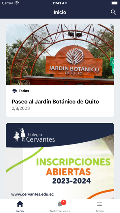 Colegio Cervantes Screenshot