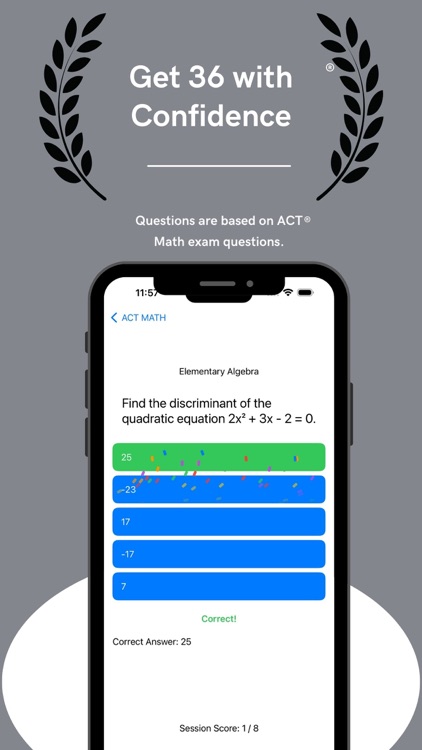 ACT Math Wizard 2025 Practice screenshot-3