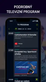 Čt sport iphone screenshot 3