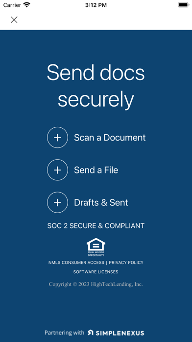 HighTechLending Screenshot