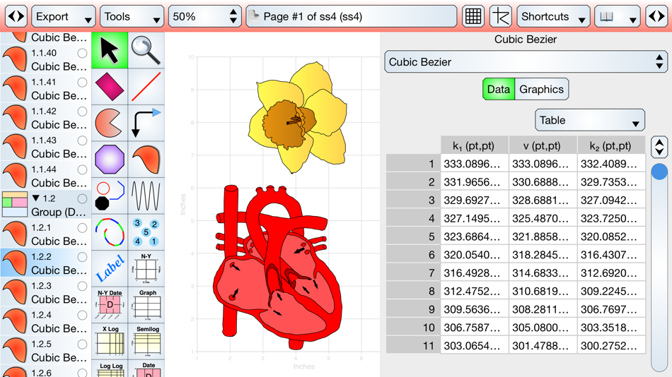 #4. Graph IDE (iOS) Podle: VVIMAGING, INC.