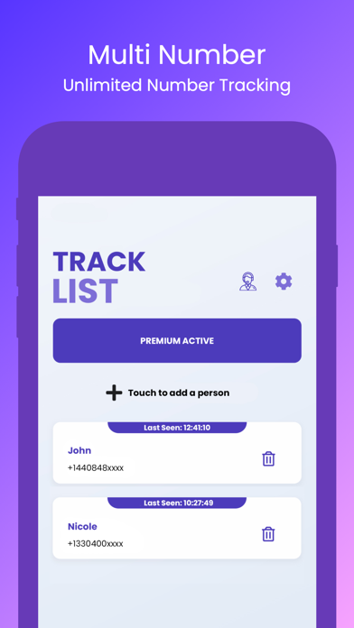 NotiSeen - Online Tracker Screenshot