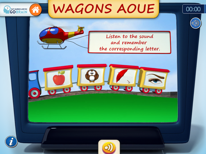 Fun with letters. AOUEI.