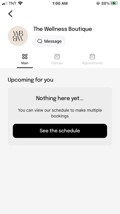 The Wellness Boutique App Screenshot