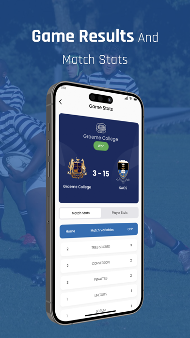 SACS Rugby Screenshot