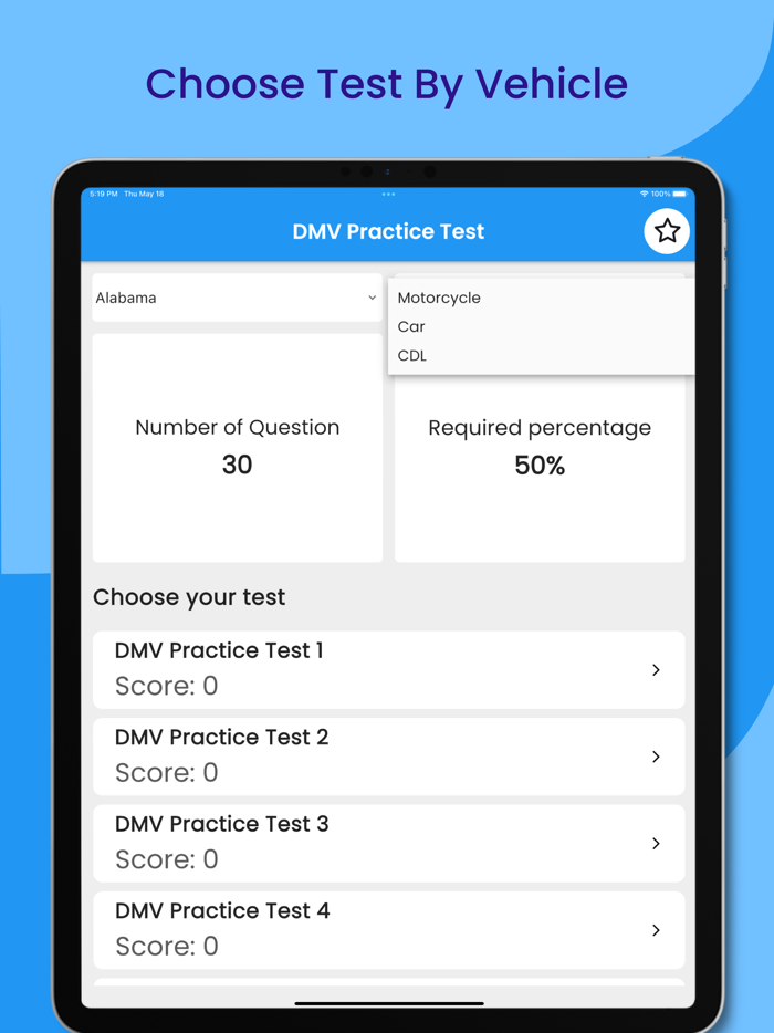 DMV Practice Test 2024